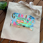 Load image into Gallery viewer, Organic Cotton Tote Bag - GLAMPING