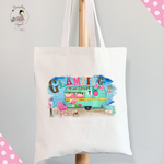 Load image into Gallery viewer, Organic Cotton Tote Bag - GLAMPING
