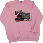 Load image into Gallery viewer, VINTAGE "GIRL CAMP" PINK CREWNECK SWEATSHIRT