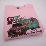 Load image into Gallery viewer, VINTAGE "GIRL CAMP" PINK CREWNECK SWEATSHIRT