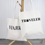 Load image into Gallery viewer, Organic Cotton Tote Bag - Traveler