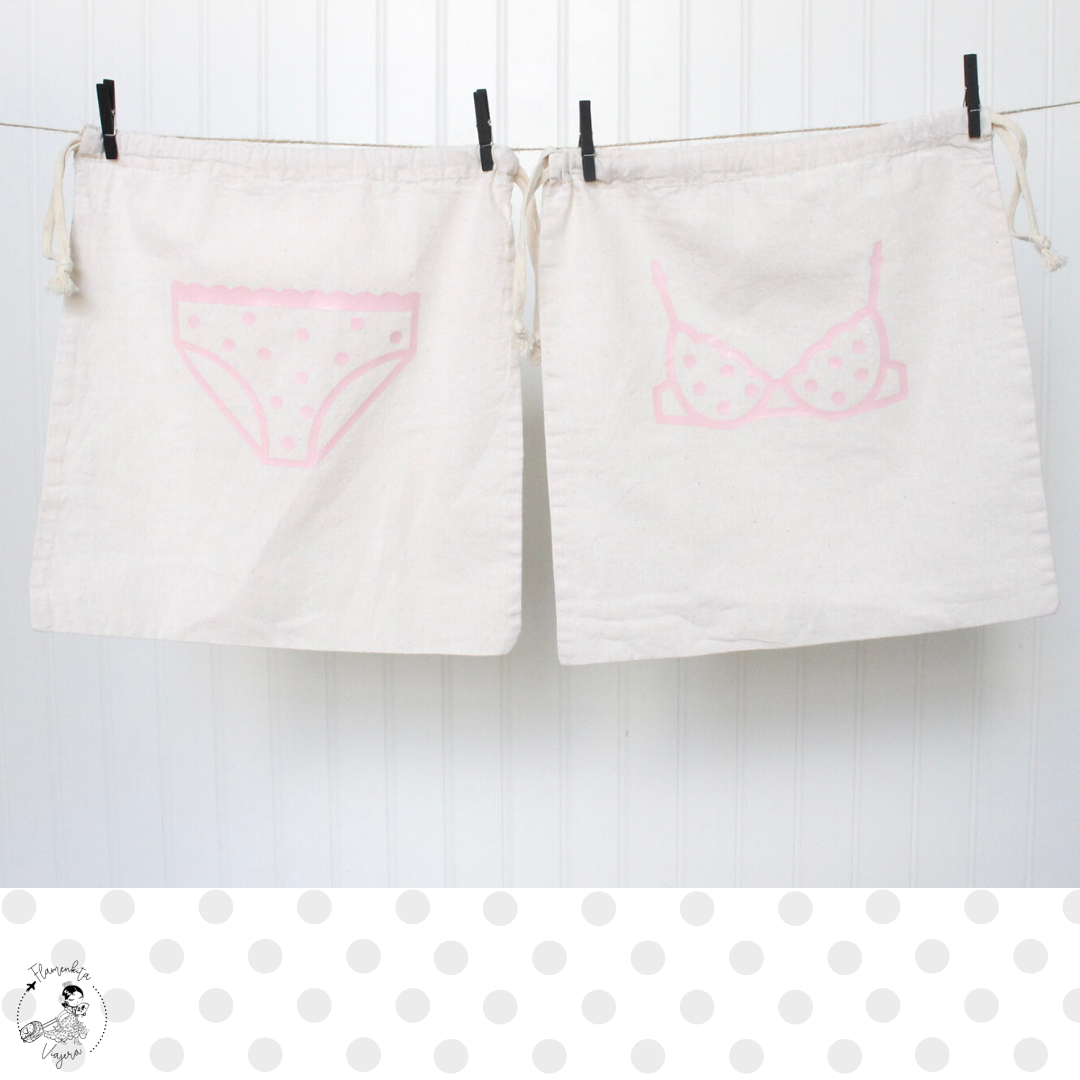 Lingerie French Travel Sacks - Set