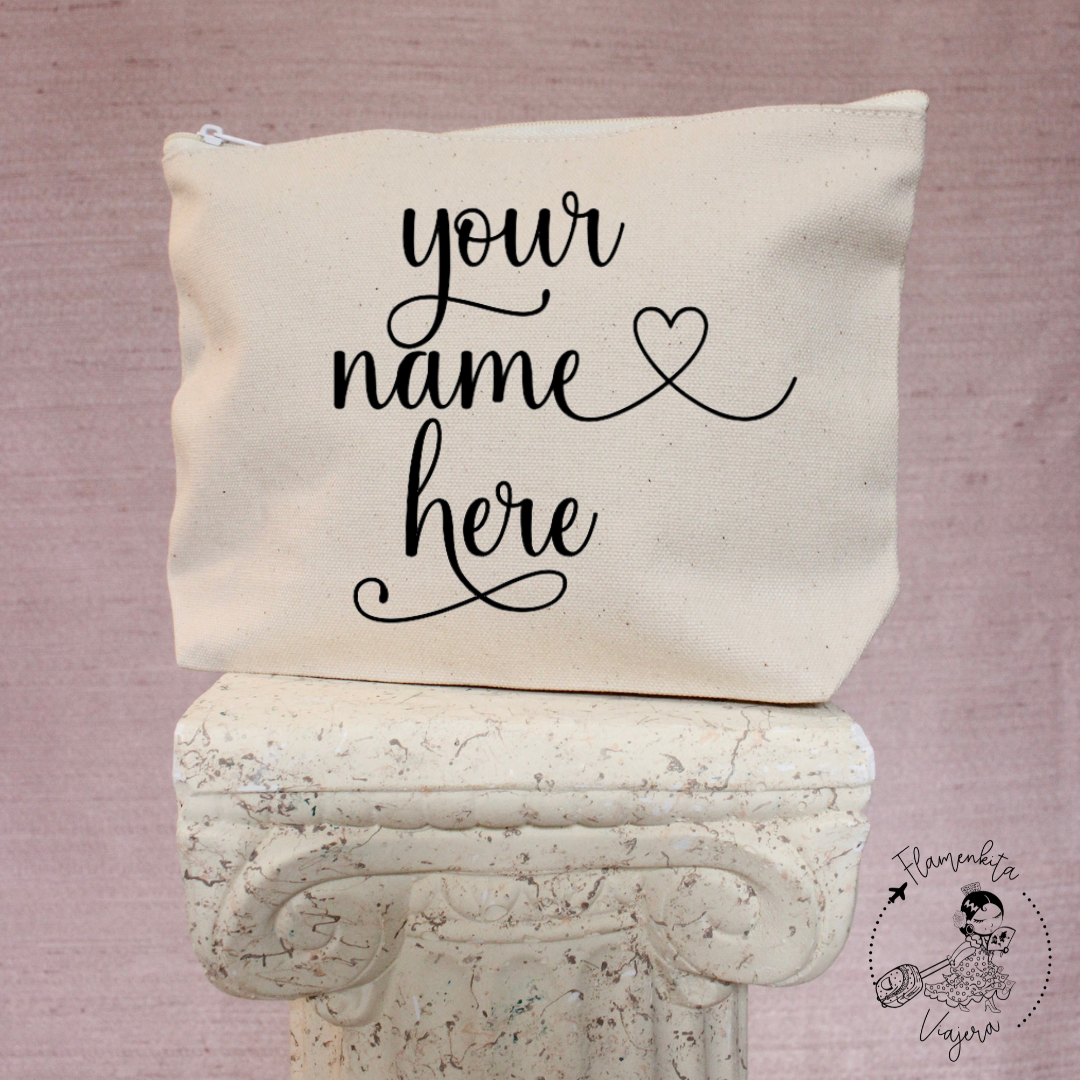 Travel Cosmetic Bag - My Name